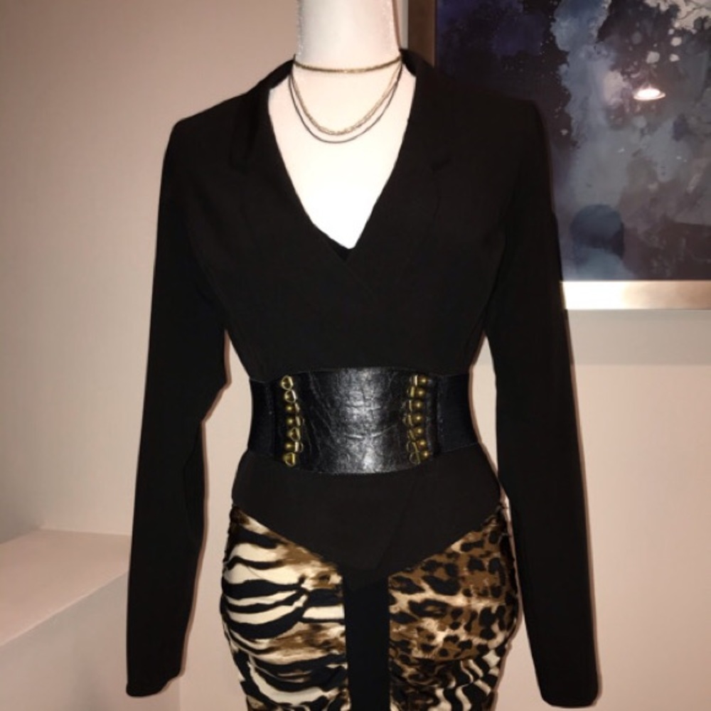 Love Tease Animal Print Ruched Party Dress